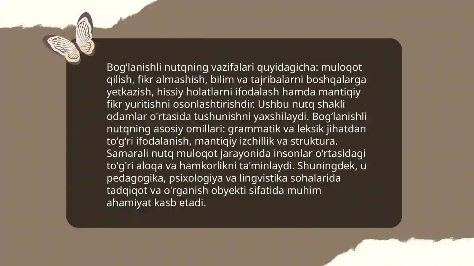 Bogʻlanishli nutq 4