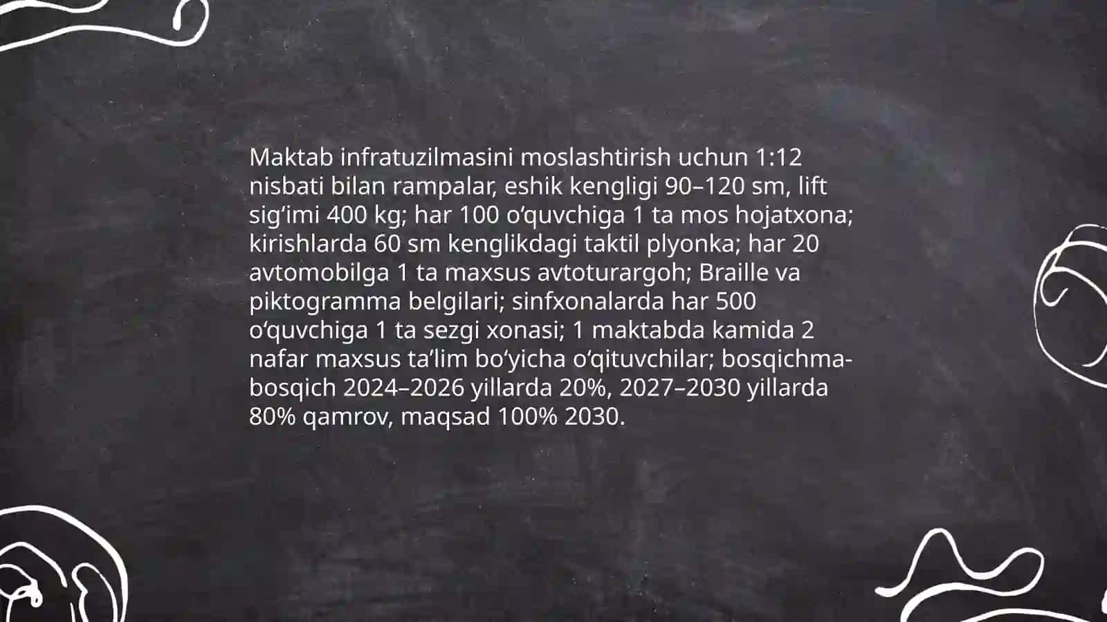 O‘zbekistonda Inklyuziv taʼlimni rivojlantirish konsepsiyasini amalga oshirish strategiyasi 4