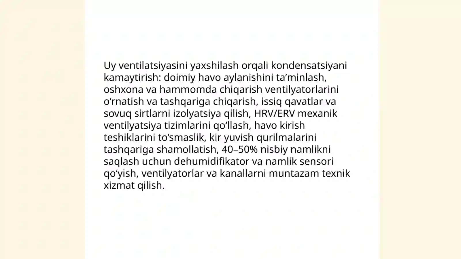 Uyda korroziyani kamaytirish yoʻllari 4