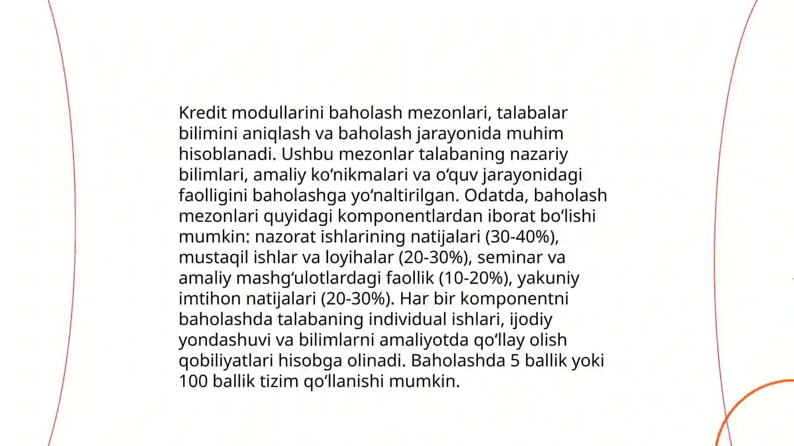 Kredit modul tizimi haqida tushuncha 4