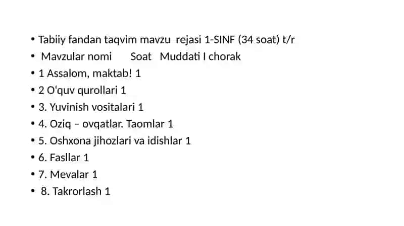 Tabiatshunoslik o‘qitish maxsus metodikasi fanining predmeti va vazifalari 4