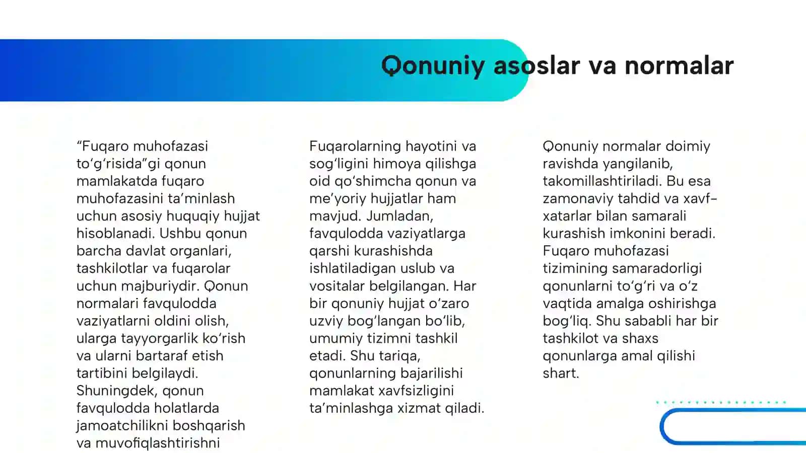 FUQARO MUHOFAZASI TО'G'RISIDA GI QONUNI 4