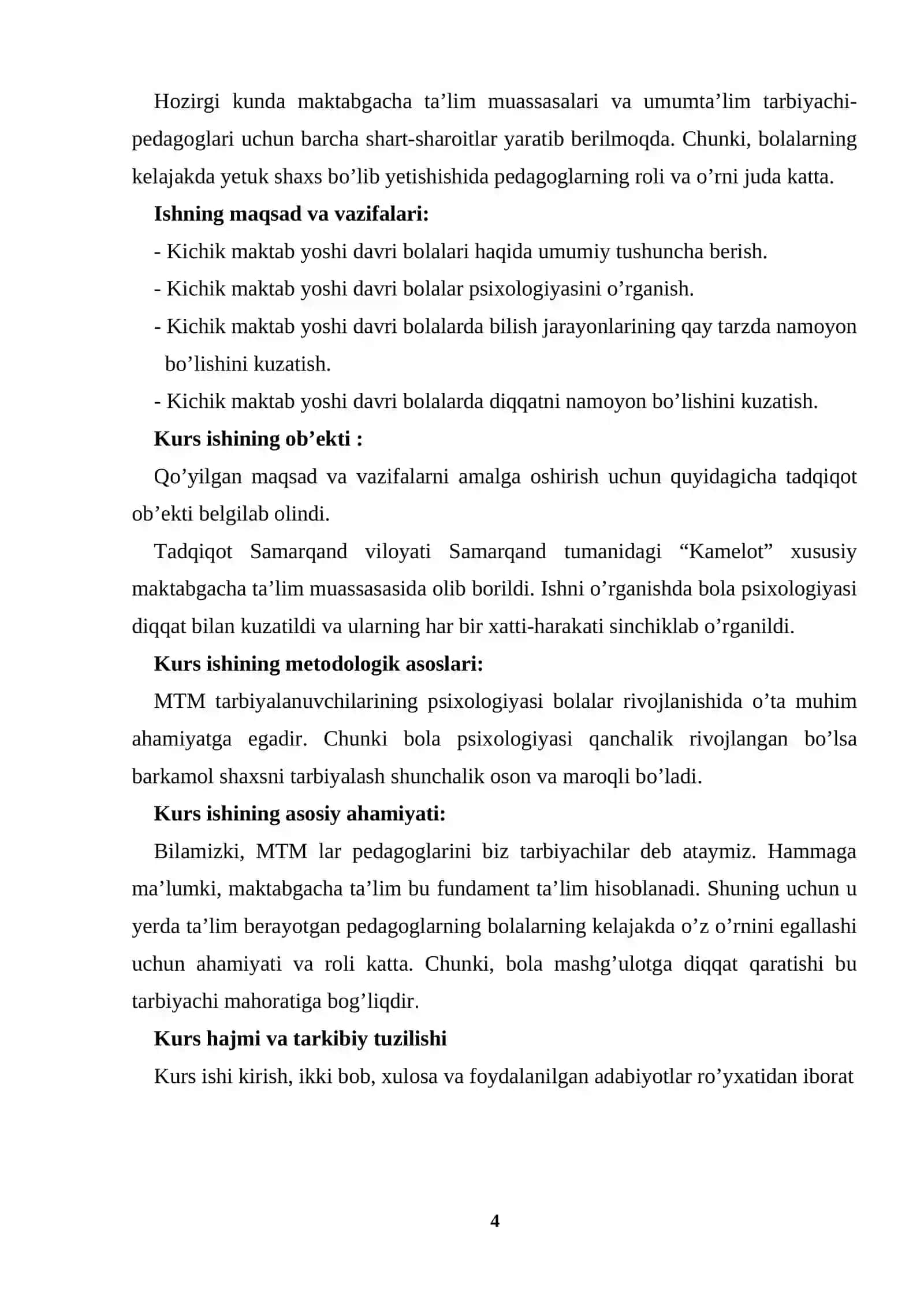 Boblar va paragraflarning nomlanishi 4