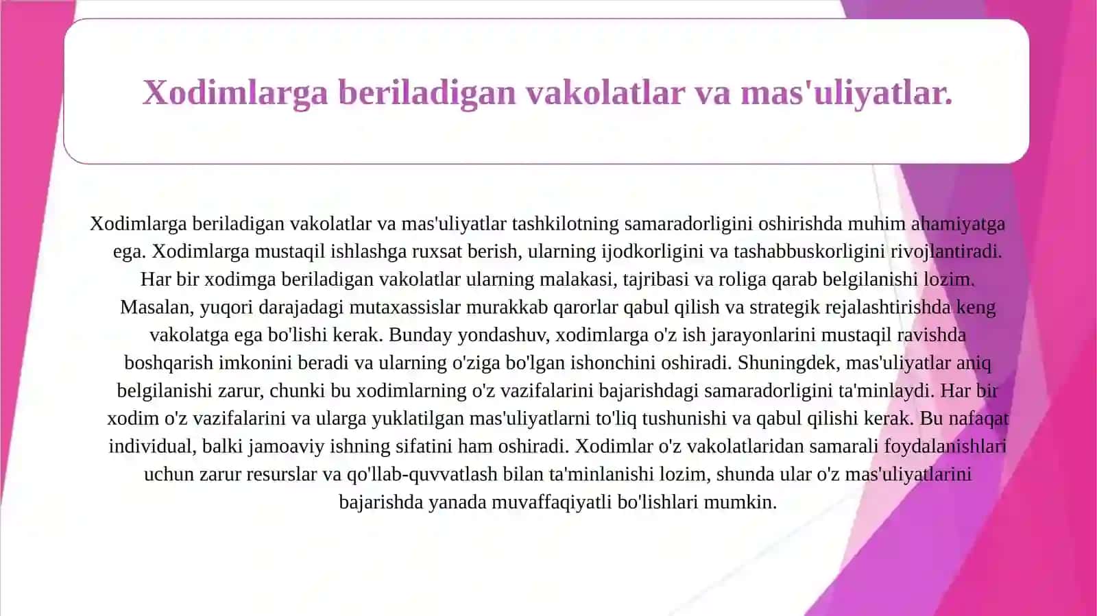 Xodimlarga mustaqil ishlashga ruxsat berish tartibi 4