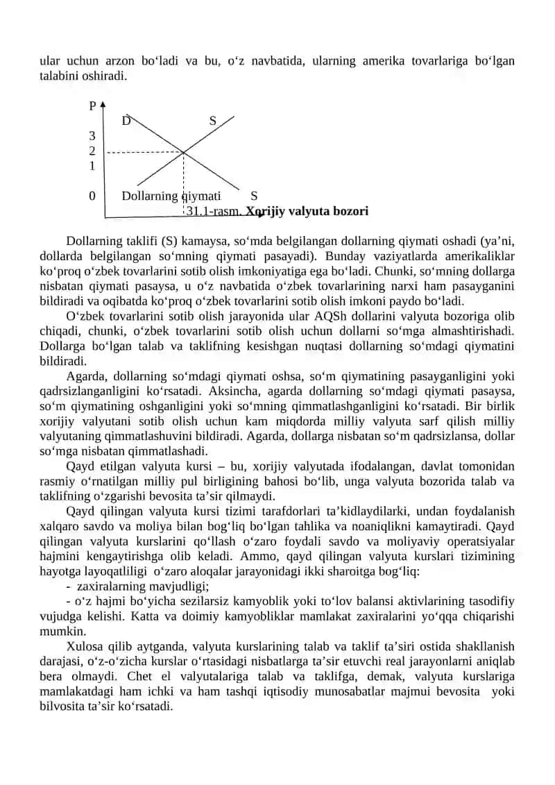 Valyuta kursining makroiqtisodiy siyosatga ta'siri 4