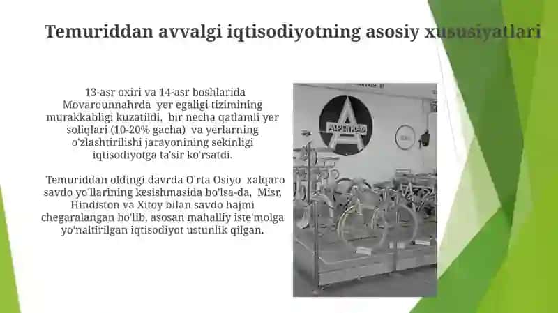 Temuriylar davridagi hunarmandchilik va sanoat 4