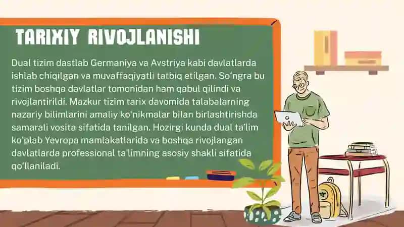 Professional taʼlimga dual uqitish tizimini tatbiq etish 4