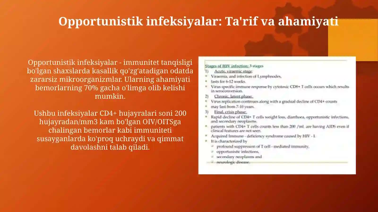 Immun tanqisligida opportunistik infeksiyalar boshqarilishining molekulyar mexanizmi 4