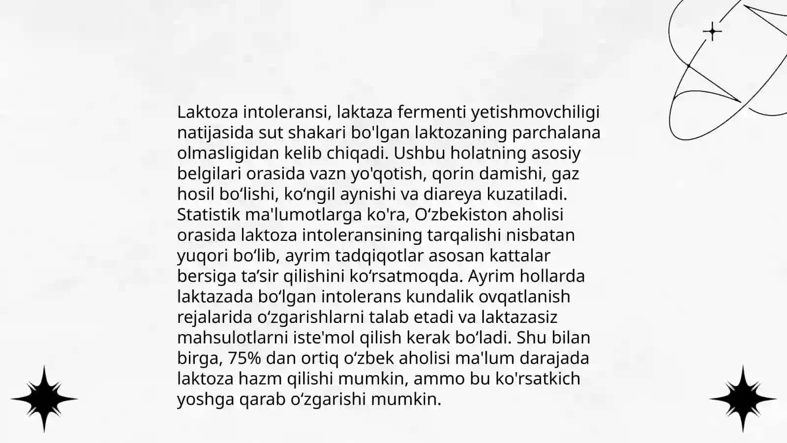 Bolalarda birlamchi va ikkilamchi laktaza yetishmovchiligi 4