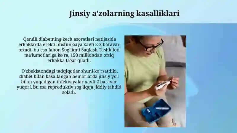 Qandli diabetning kechki asoratlari 4