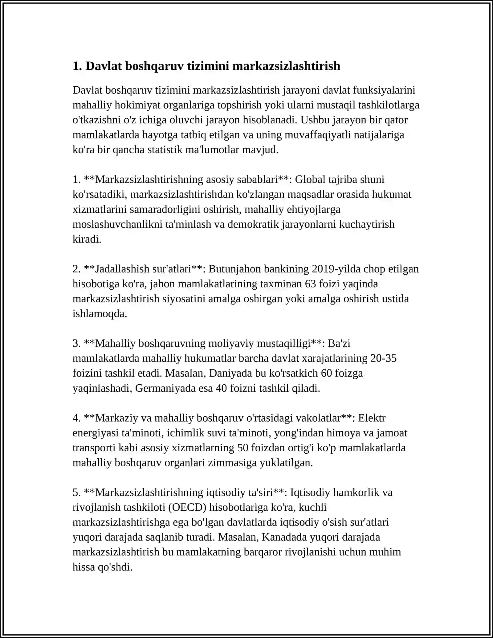 MUSTAQILLIK YILLARIDA DAVLAT BOSHQARUV TIZIMIDA AMALGA OSHIRILGAN ISLOHOTLAR 4