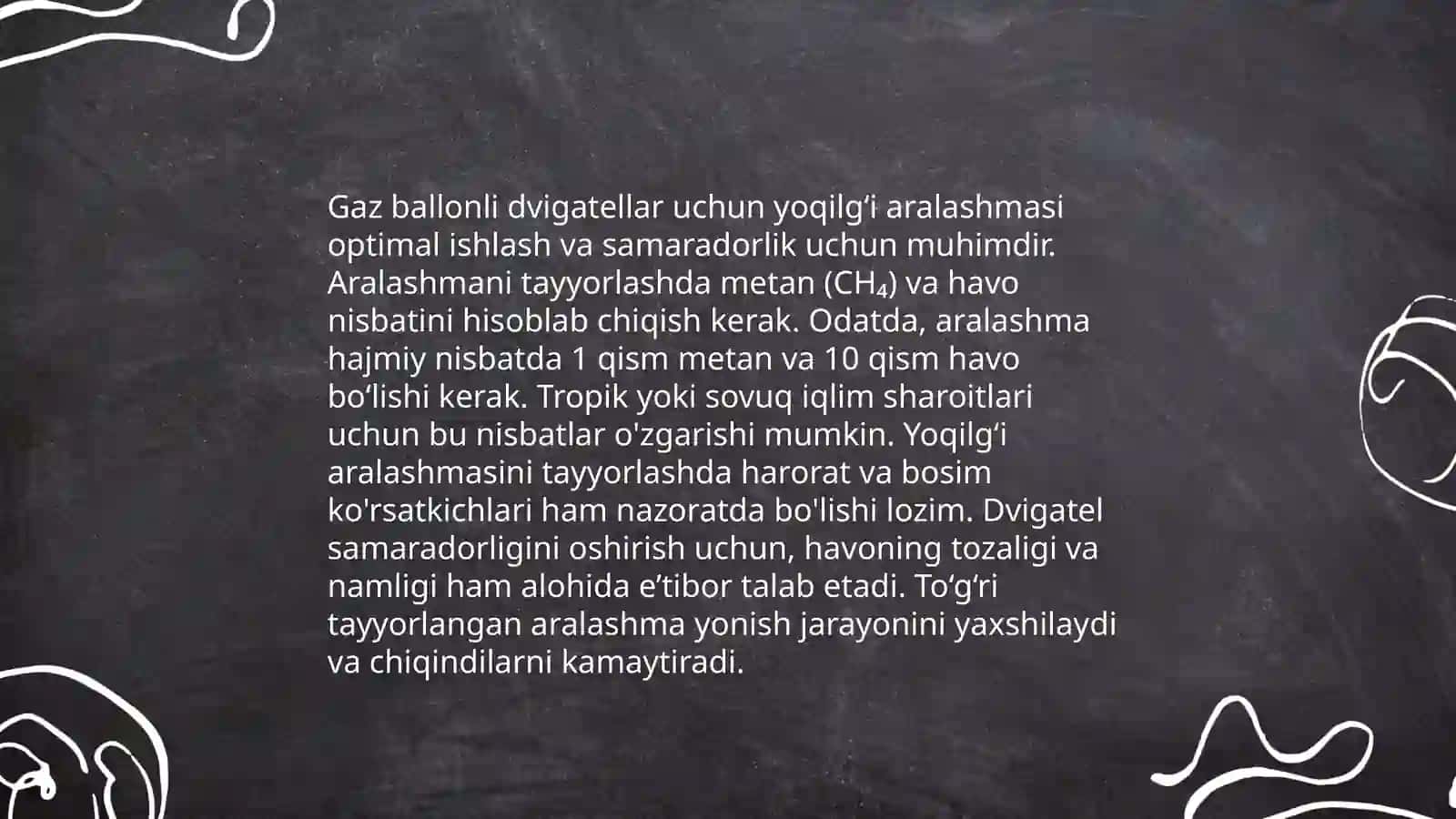 Gaz balonli avtomobil dvigatellarining taʼminlash tizimini tuzilishi va ishlashini oʼrganish 4