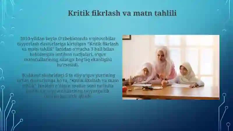 Boshlangʻich sinf oʻqituvchilarining ijtimoiy rivojlanish holati va rivojlanishda matnlarning oʻrni 4