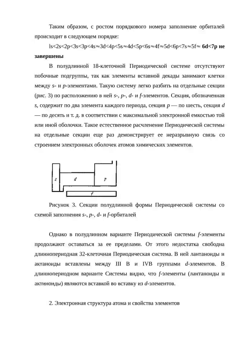 Электронная структура атомов. Периодическая система элементов Д.И. Менделеева 4