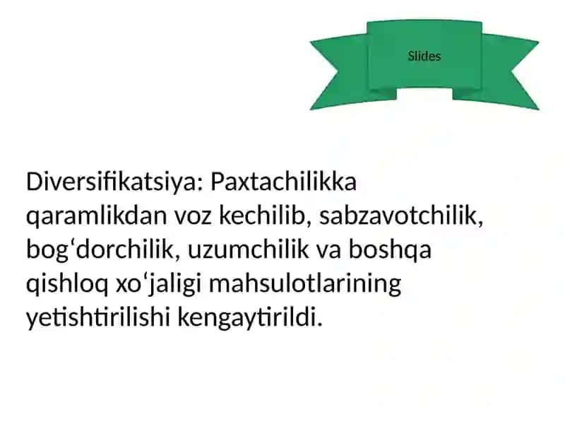 Mustaqillik yillarida qishloq xo'jalogi va sanoat rivojlanishi 4