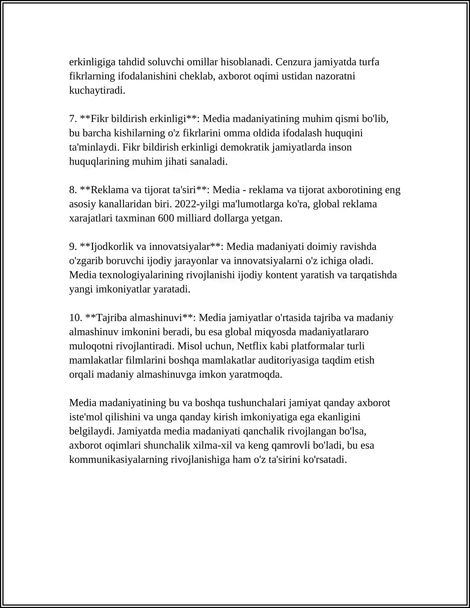 MEDIA MADANIYAT VA INNOVATSION PEDAGOGIK TEXNOLOGIYALAR 4