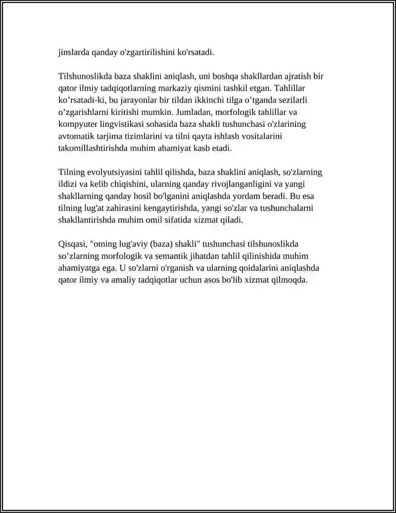 OT OTNING GRAMMATIK KATEGORIYALARI LUGAVIY SHAKLI 4