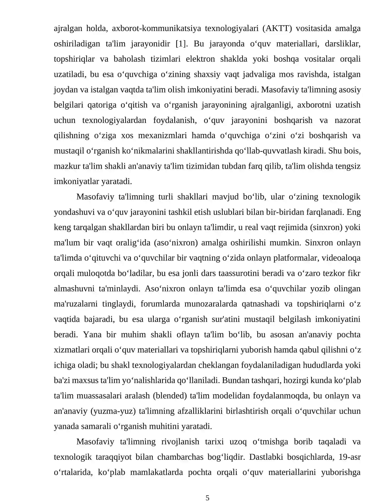 MASOFAVIY TA'LIMNING NAZARIY-METODOLOGIK ASOSLARI VA ASTRONOMIYA FANINI O‘QITISHDA UNING O‘RNI 4