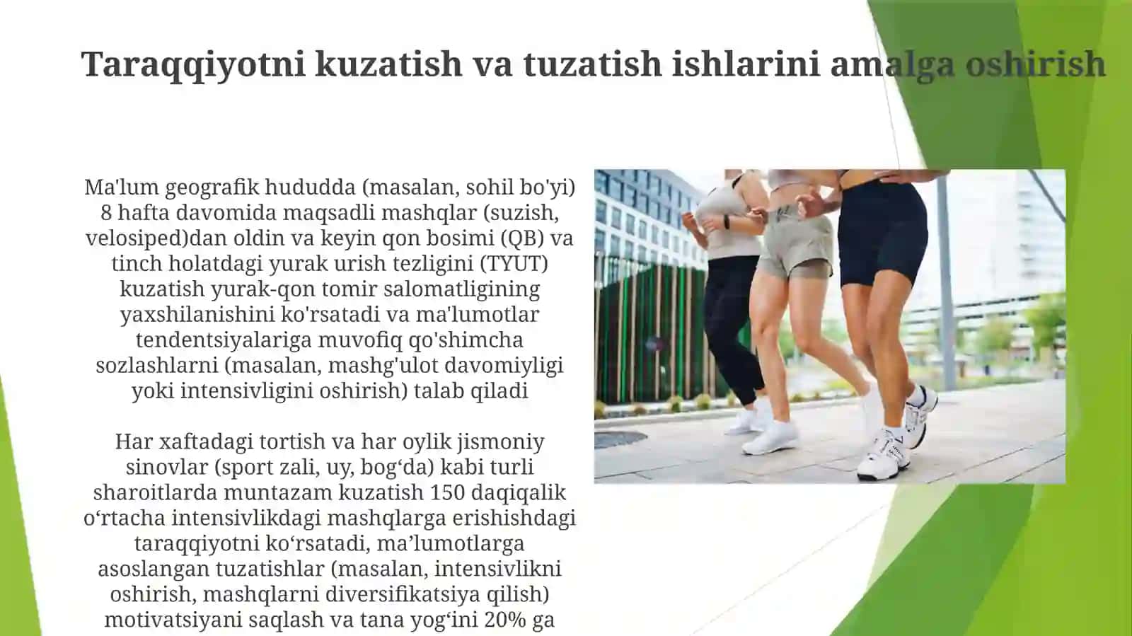 Jismoniy faollik va sog'liqni saqlash 4