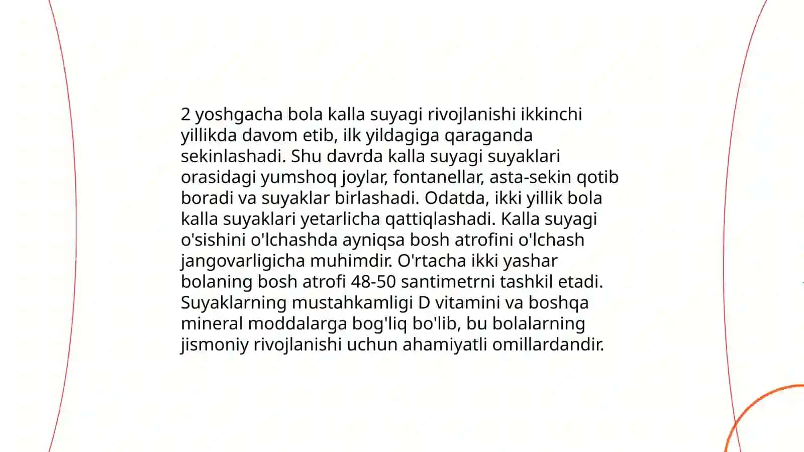 Kalla suyagi yoshga qarab o'zgarishi xususiyatlari. Kalla suyagining jinsga nisbatan farqi 4