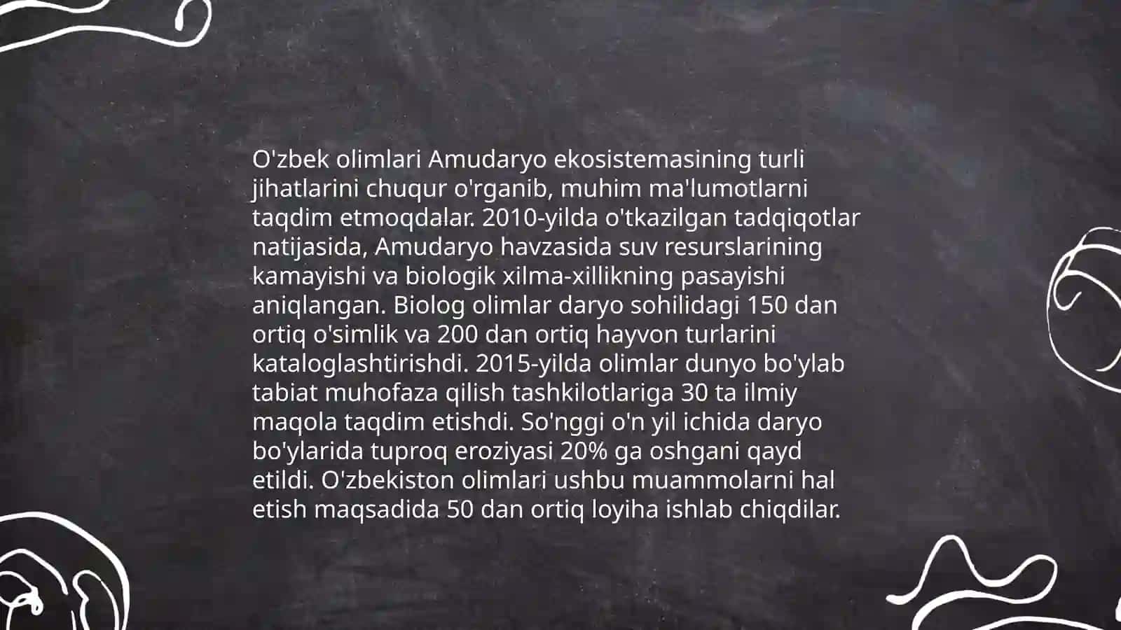 Gidrobiologiya fanining rivojlanishiga Oʻzbekiston olimlarining qoʻshgan hissasi 4