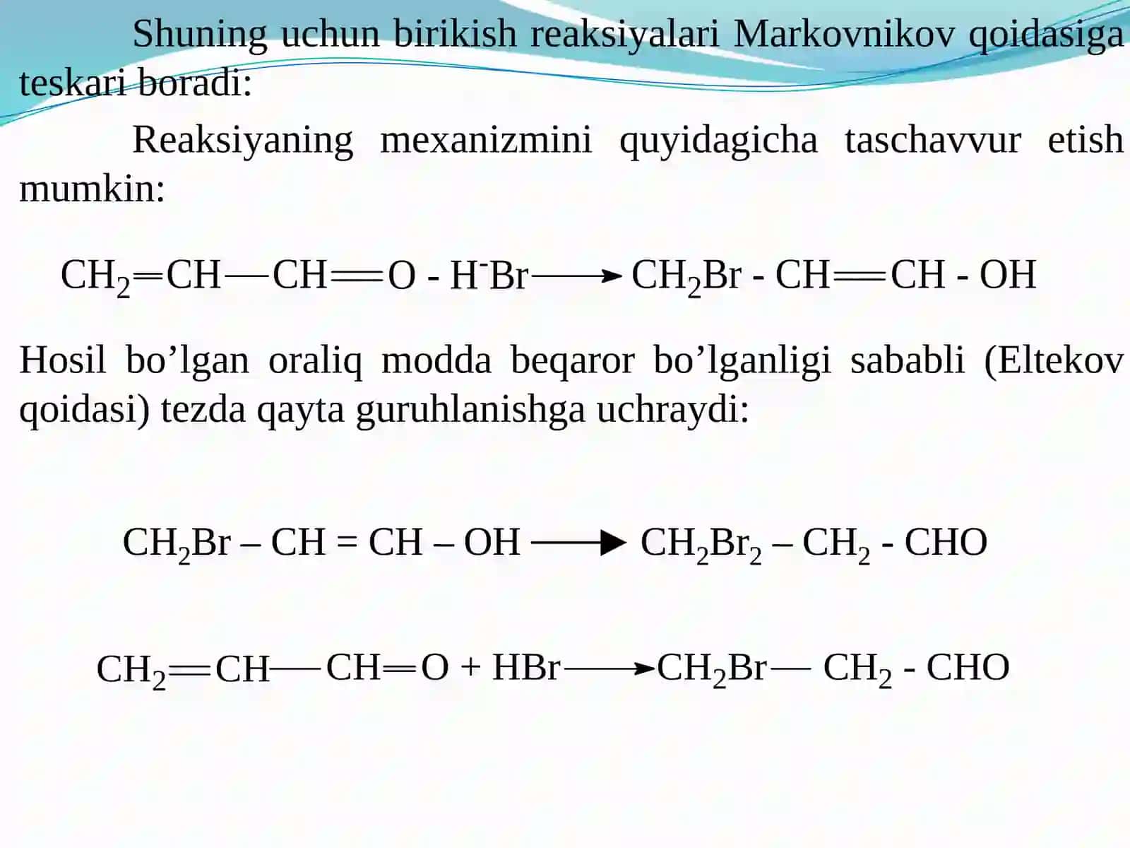 To’yinmagan aldegid va ketonlar 4
