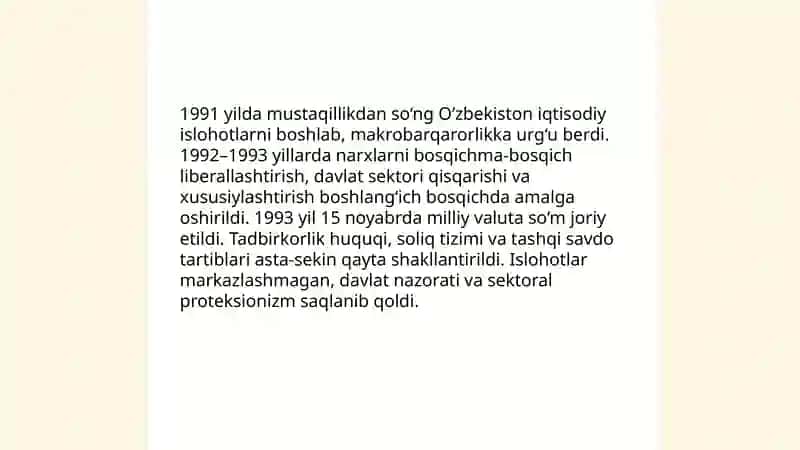 Bozor iqtisodiyotiga o'tishning nazariy asoslari va bosqichlari 4