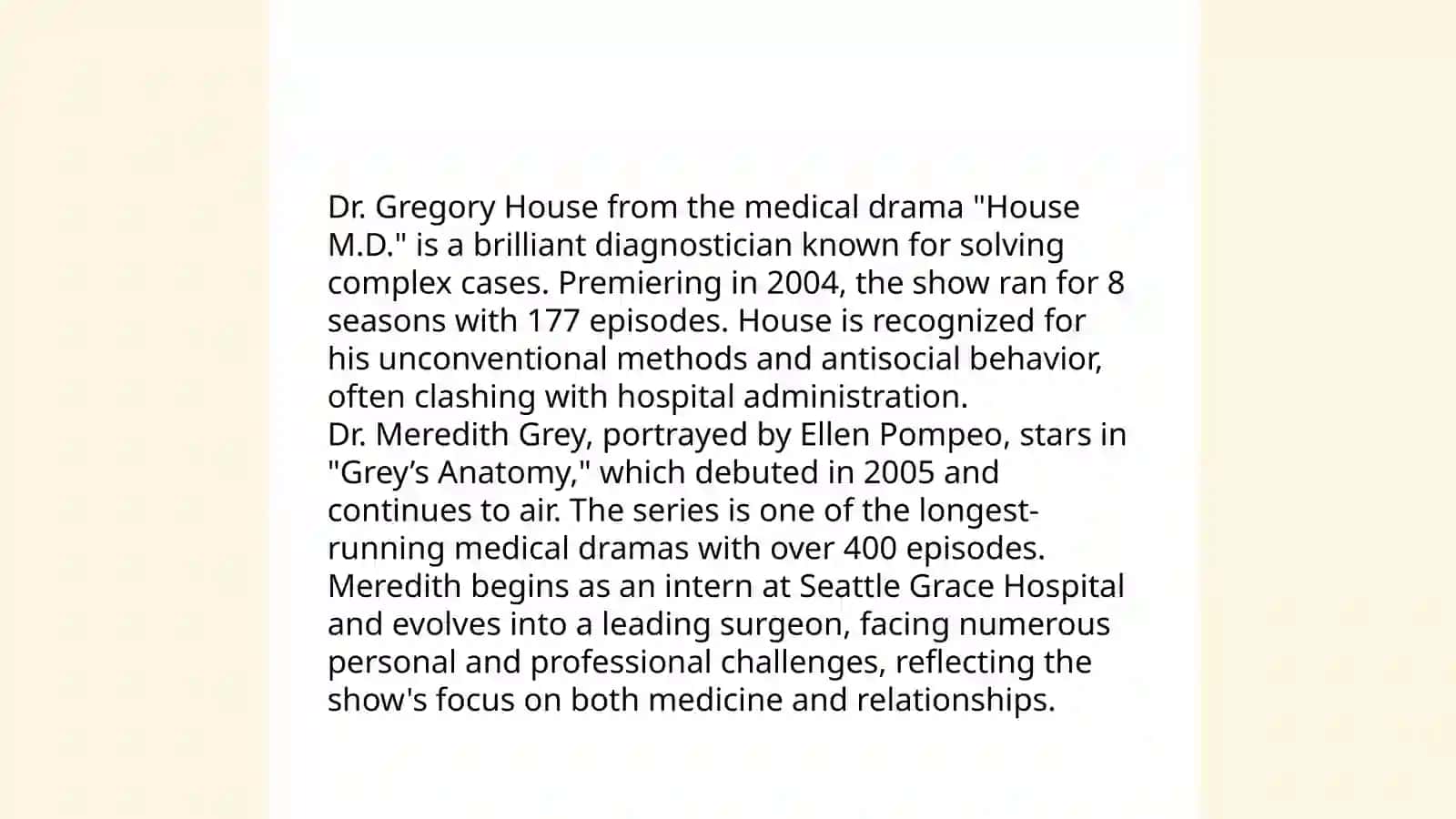 Tv doctor 4