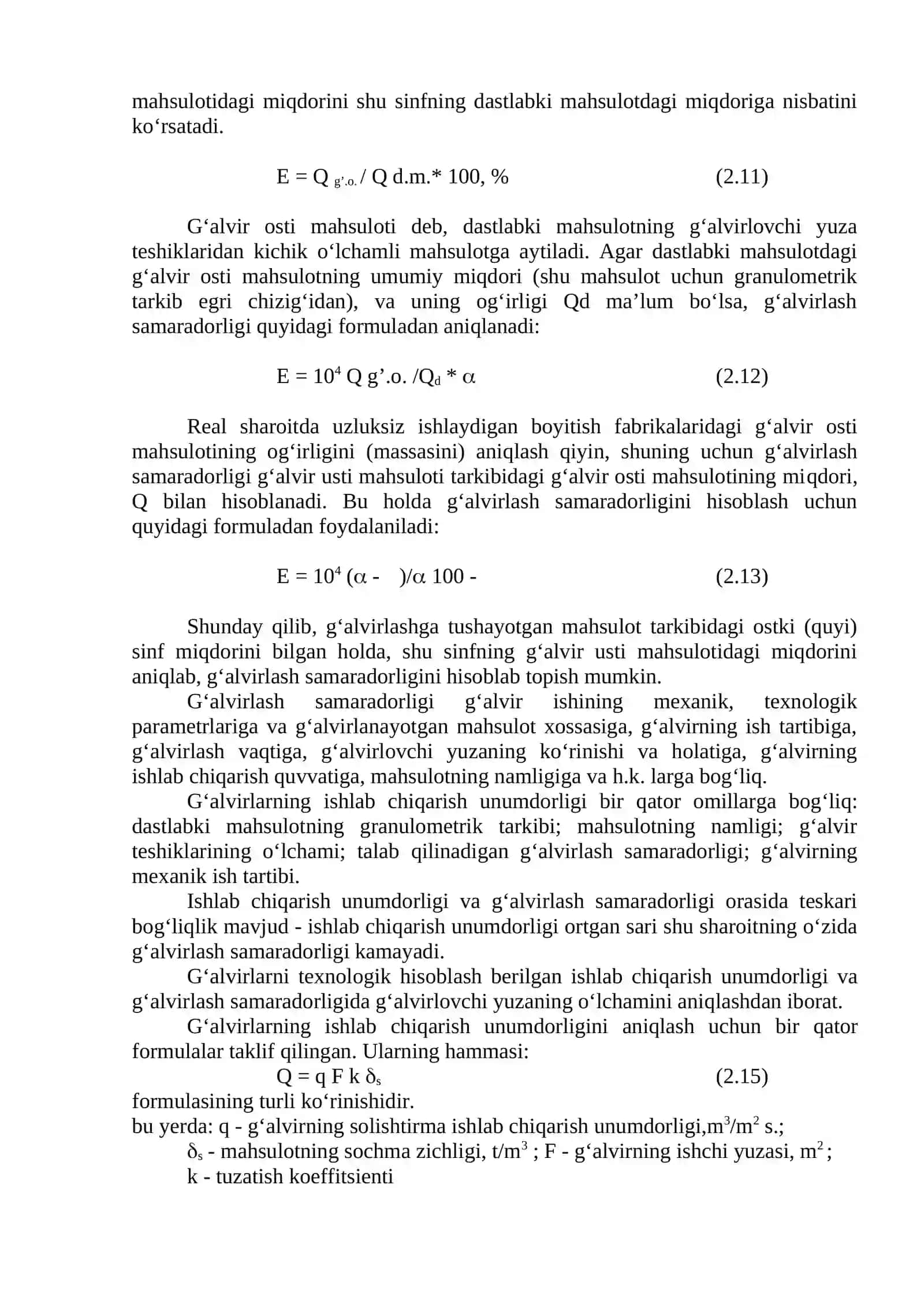 MAYDALASH, YANCHISH VA XOMASHYONI BOYITISHGA TAYYORLASH 4