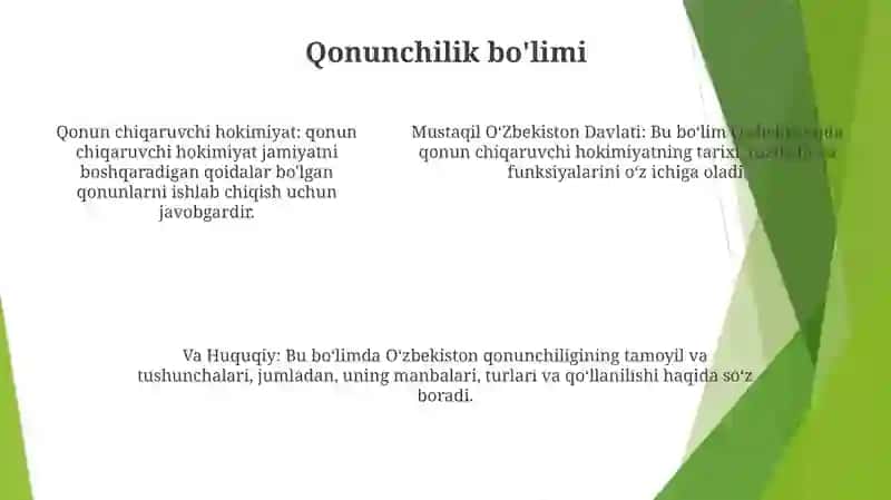 Mustaqil Oʻzbekiston Davlati Va Huquqi 4
