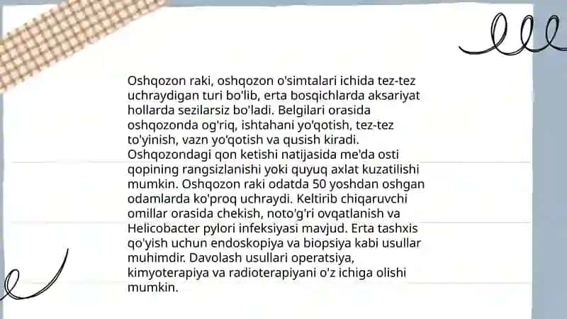 Oshqozon raki kasalligi 4