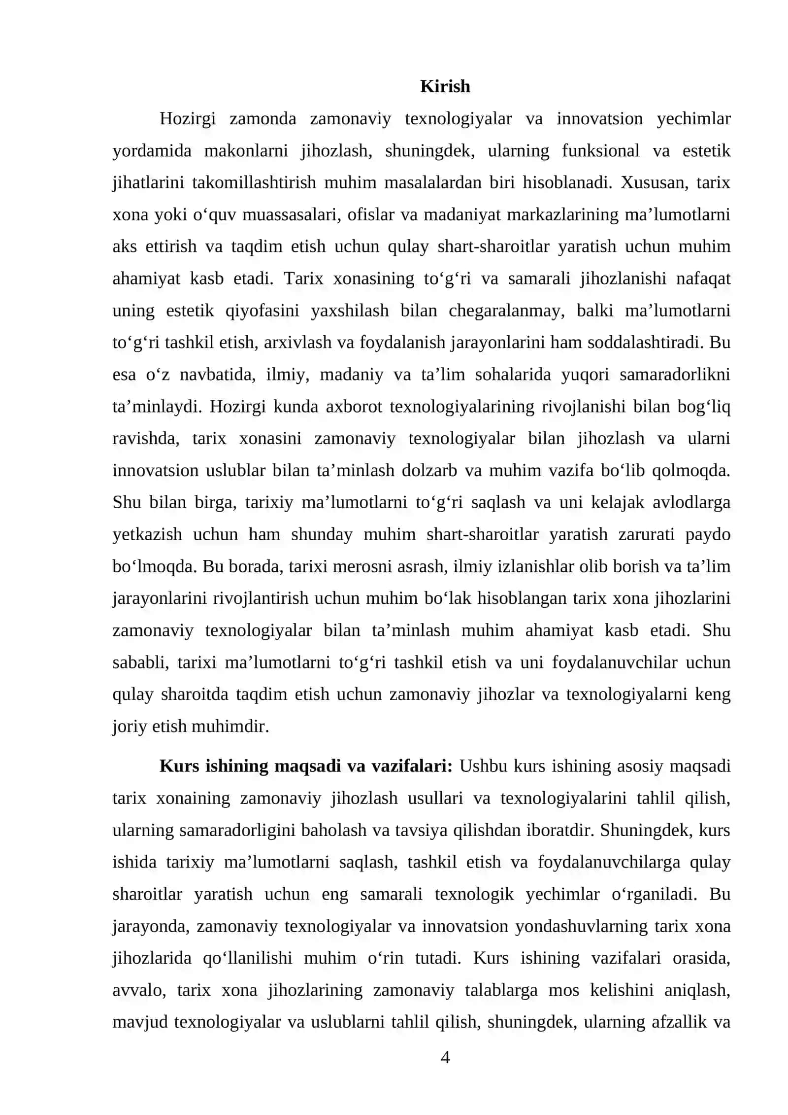 TARIX OʻQITISH METODIKASI VA TEXNALOGIYALARI 4
