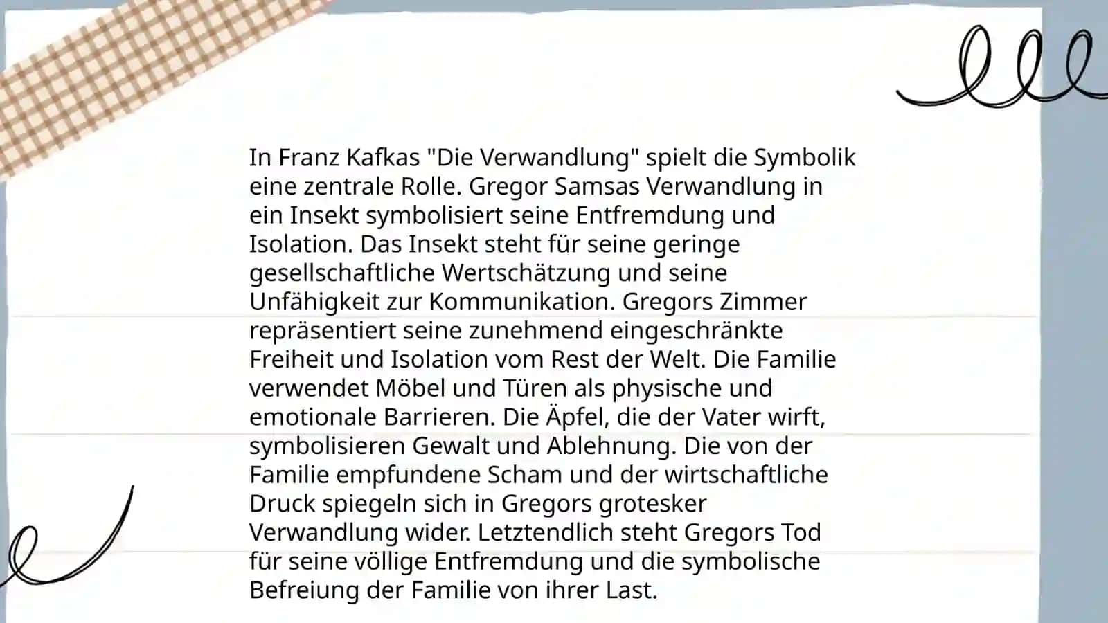Franz Kafka "Die Verwaldung" eine analyse 4