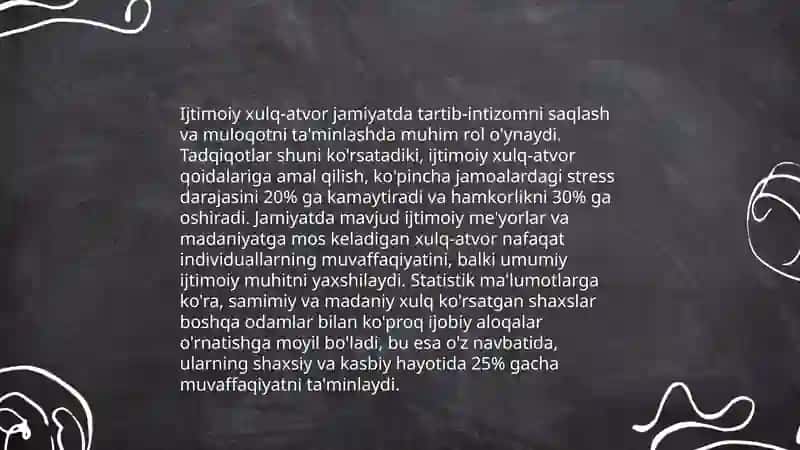 Shaxs shakilanishi va ijtimoiy xulq atvor tushunchasi 4
