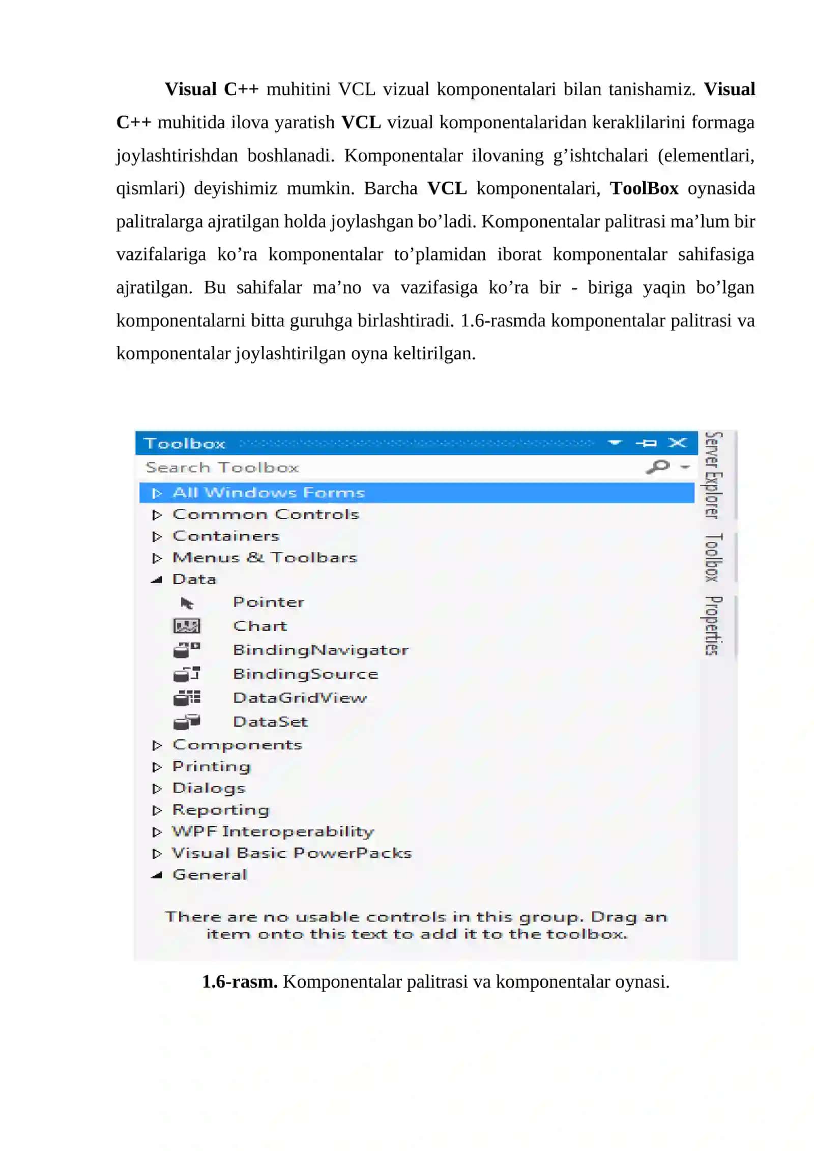 Visual C++ Forma muxitida ixtiyoriy dastur tuzing 4