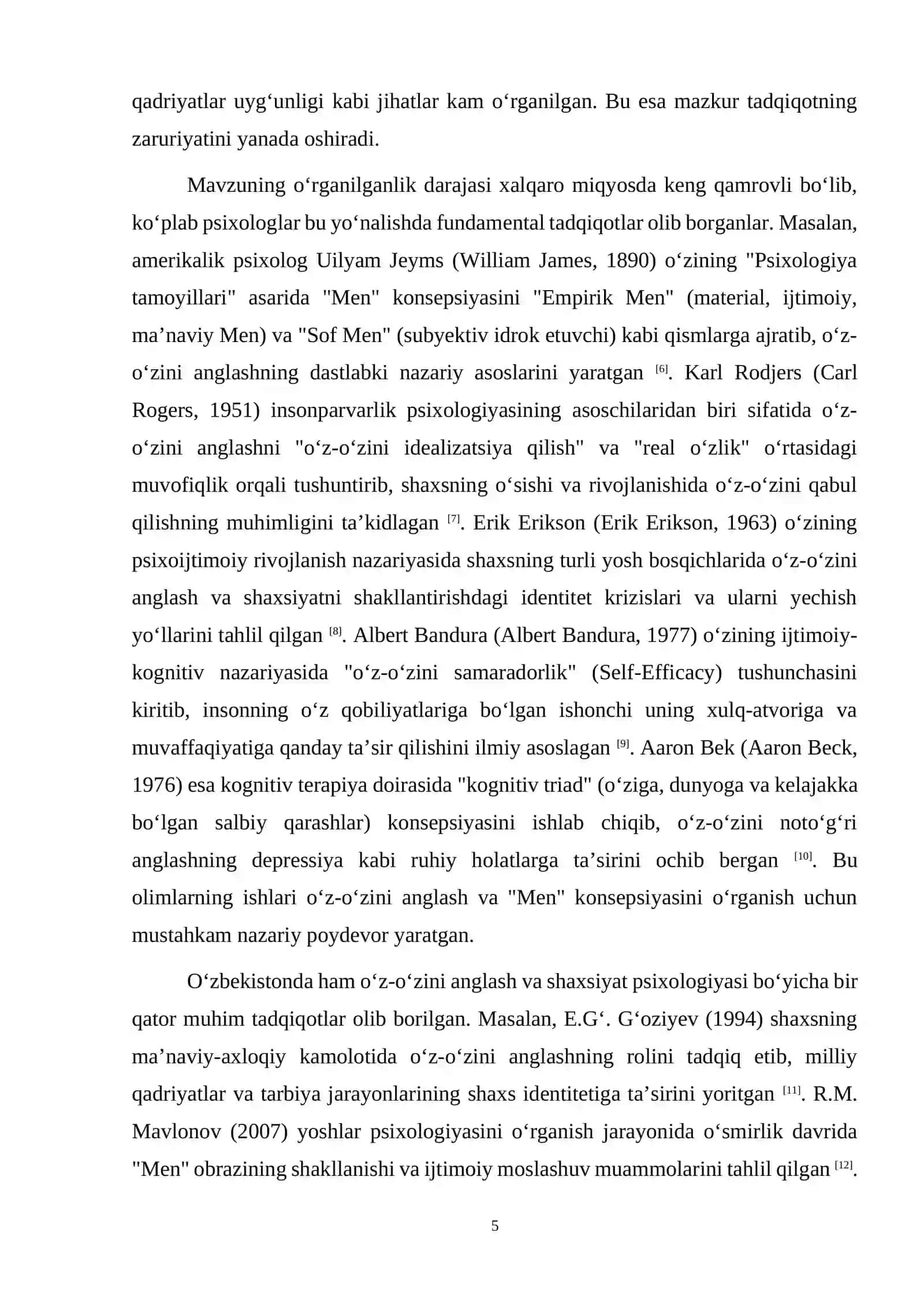 O'Z-O'ZINI ANGLASH VA “MEN” KONSEPSIYA 4