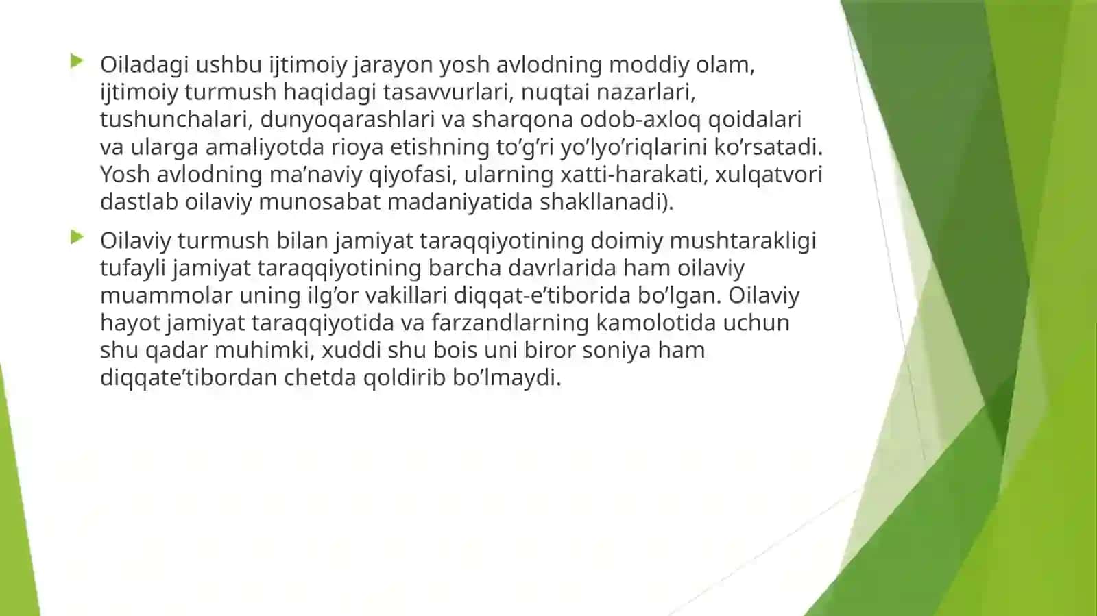 OILANING ASOSIY VAZIFALARI VA ULARNING XARAKTERISTIKASI 4