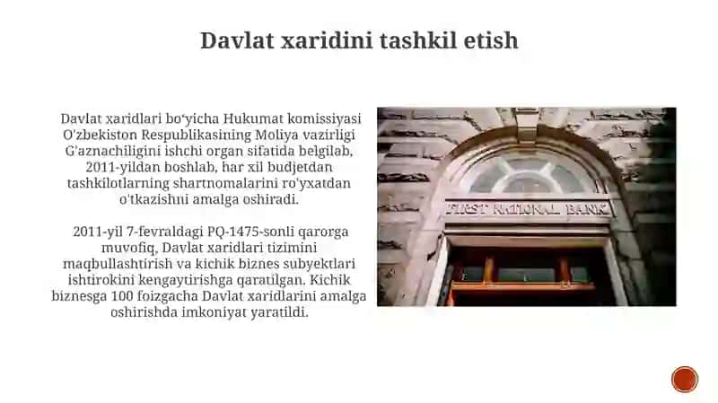 G'aznachilikning asosiy vazifalari 4