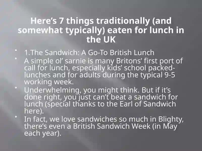 English Meals 4