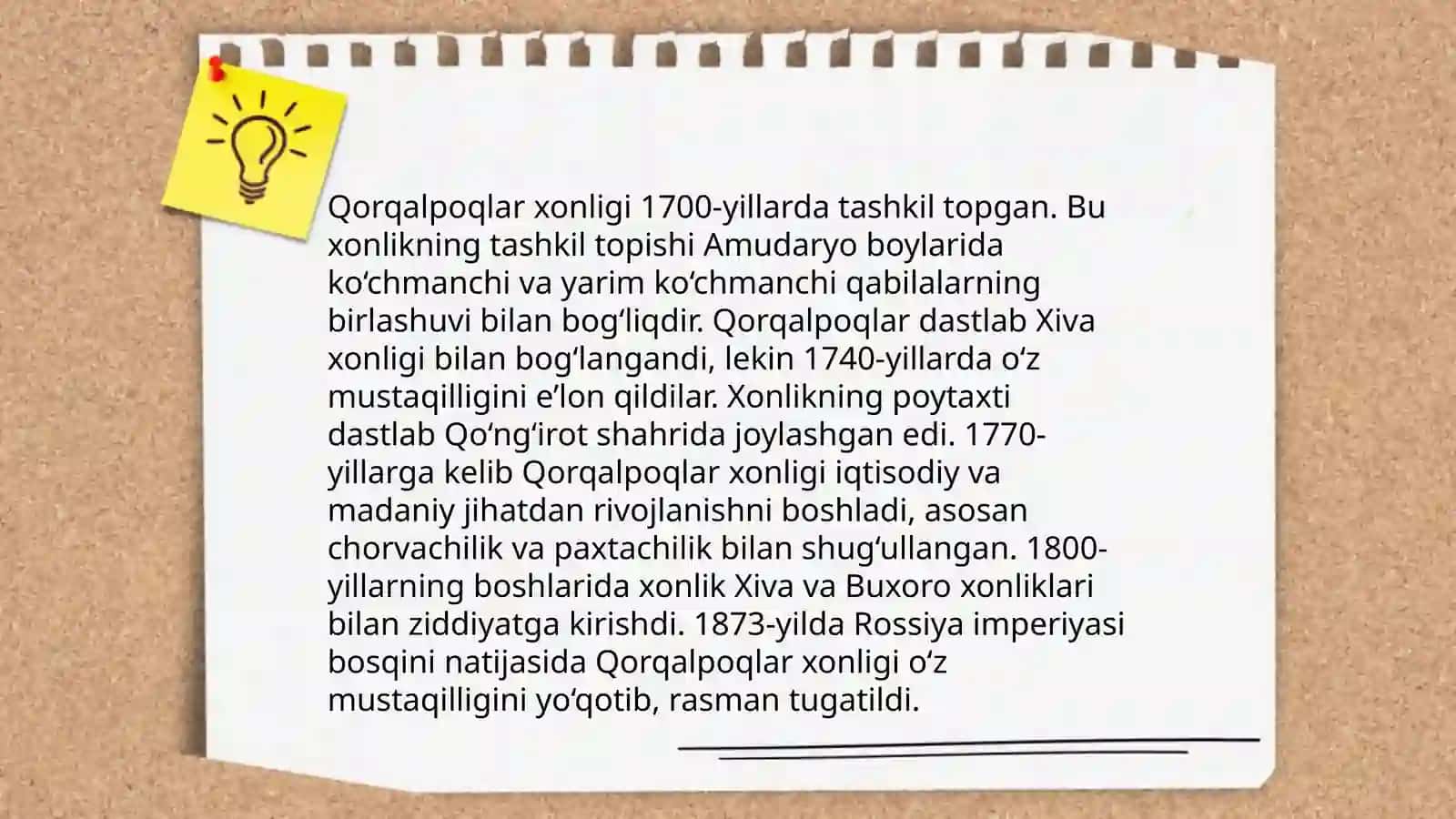 XVI-XVIII -asrlarda Qorqalapoqlar kelib chiqish tarixi 4