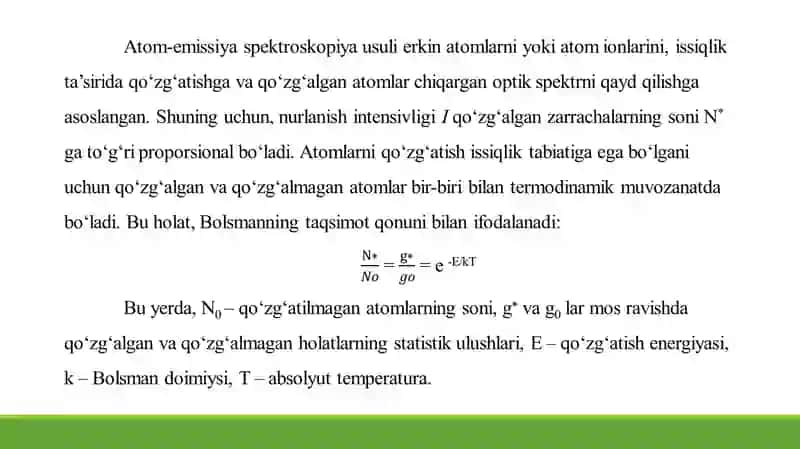 Atom-emission spektroskopiya 4