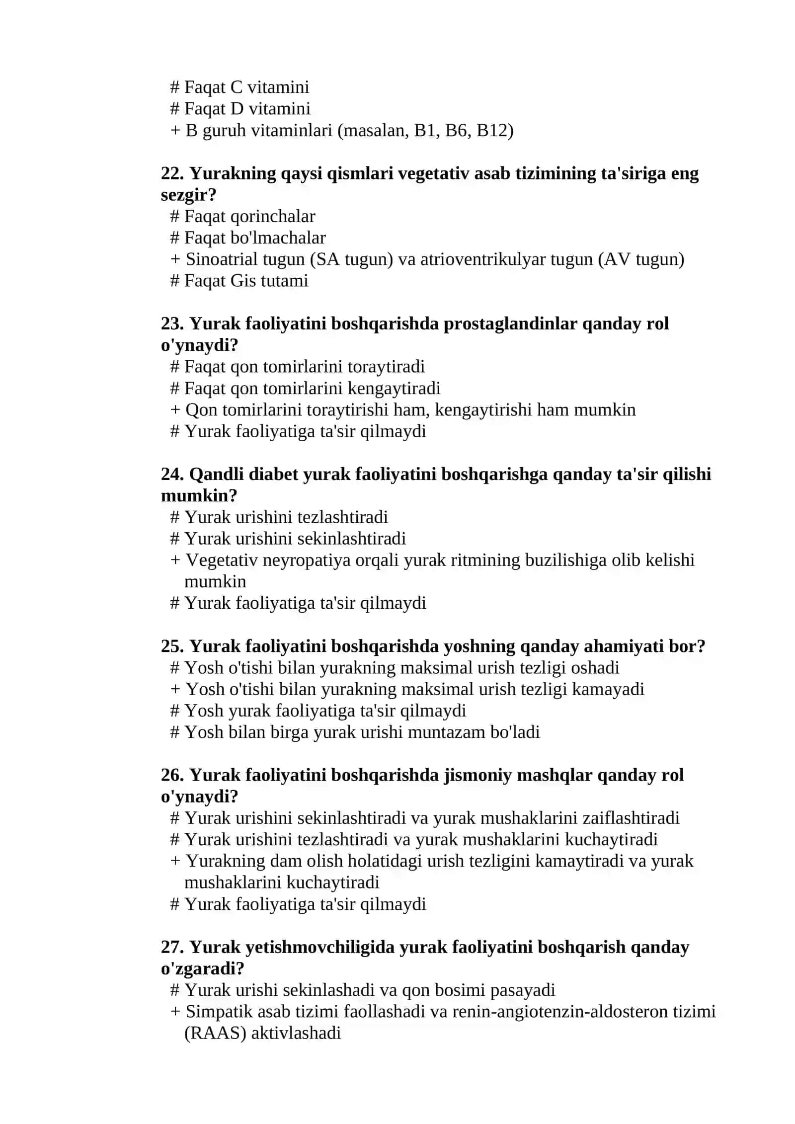 Yurak faoliyatining boshqarilishini o'rganish 4