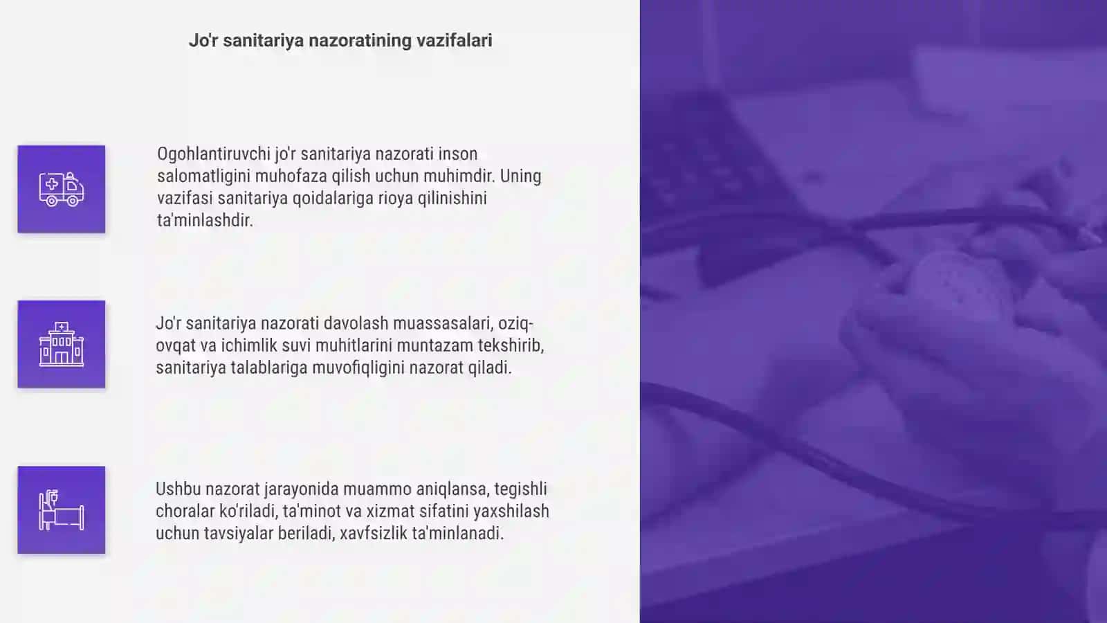 Ogohlantiruvchi joir sanitariya nazorati 4