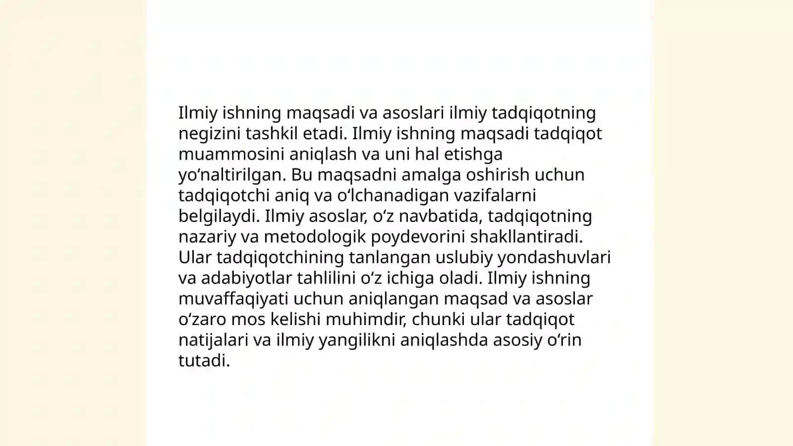Ilmiy ish asoslari fanining maqsad va vazifalari 4