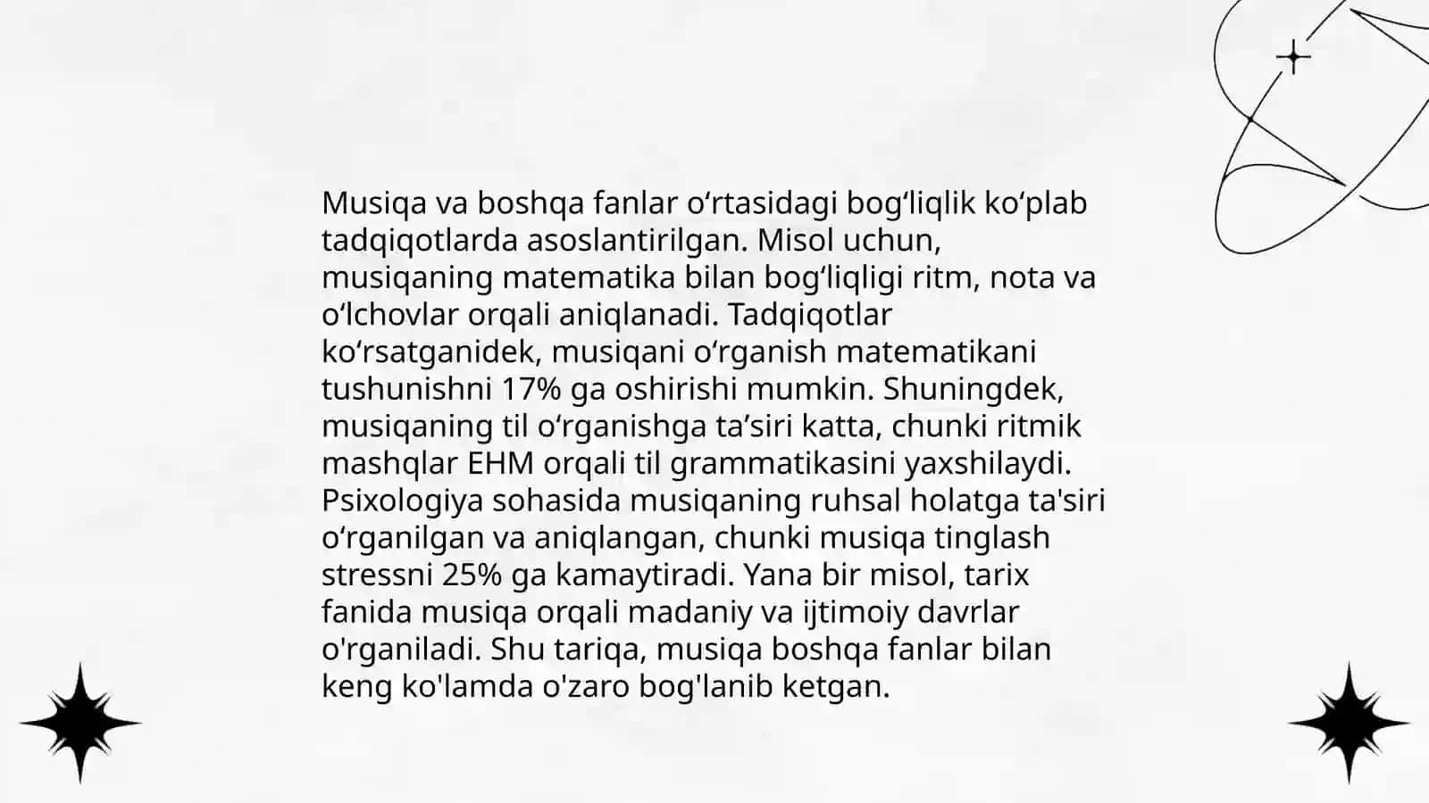 Musiqa mashgʻulotlarida integrallashgan mashgʻulotlarni tashkil etish metodikasi 4