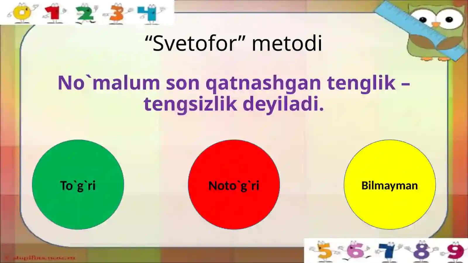 Matematikadarslaridainterfaolmetodlarvadidaktiko`yinlardanfoydalanish 4