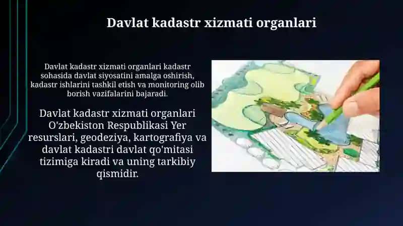 Tabiiy resurslar kadastrininig maqsadi,vazifasi va umumiy tizimi 4