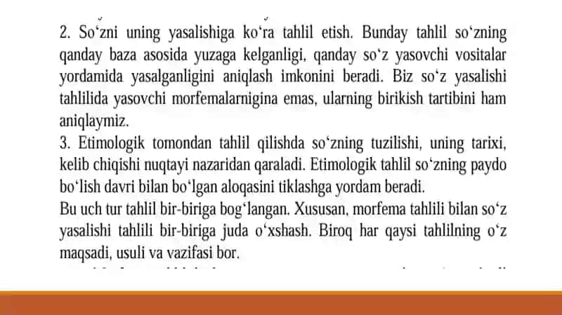 Morfemik tahlil 4