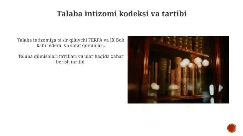 Ta'lim muassasasini boshqarishga door me'yoriy huquqiy hujjatlar 4