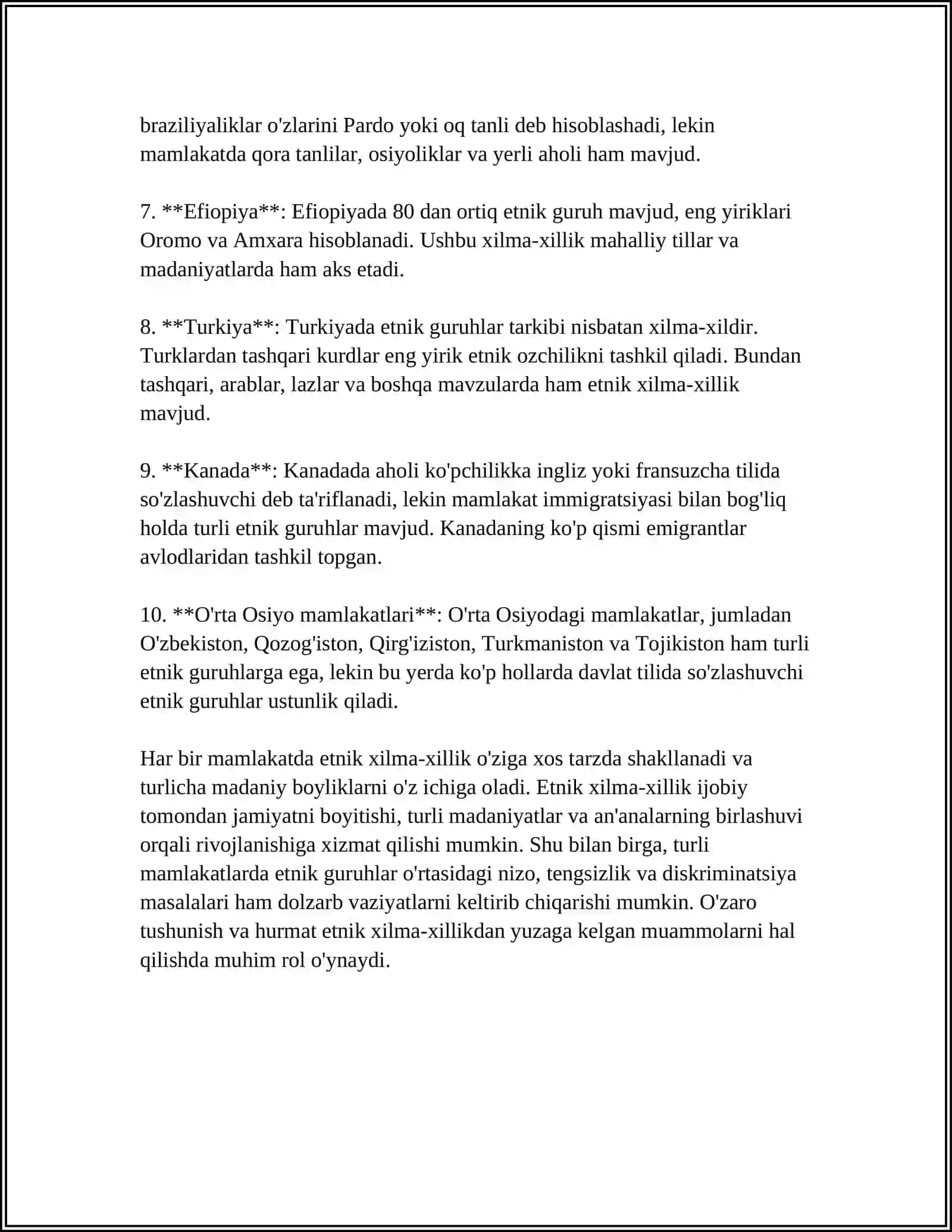 DUNYO XALQLARNING ETNIK QIYOFASI 4